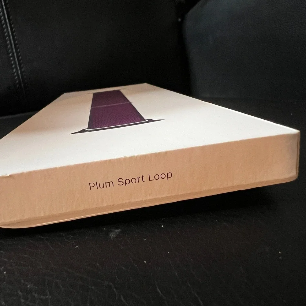 Apple Watch Sport Band 46mm Plum Sport Loop Purple M M New Sealed OEM Genuine